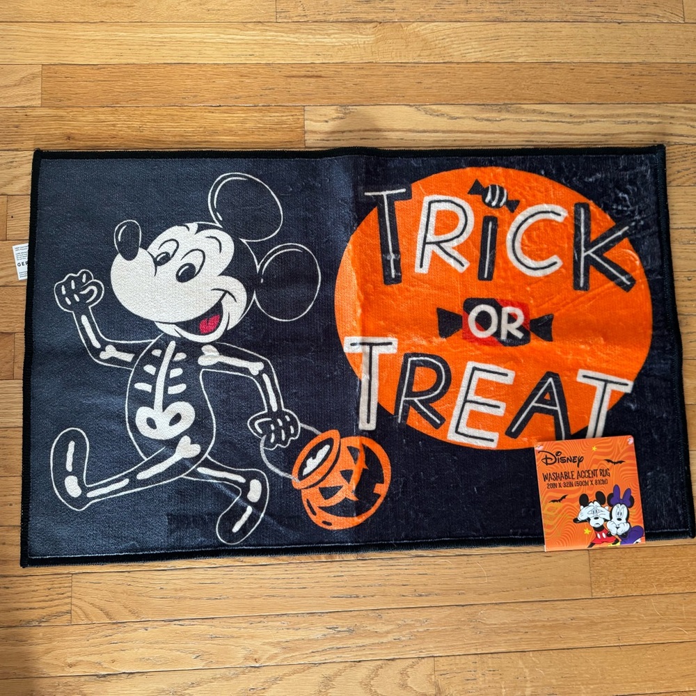 Disney Mickey Mouse Halloween Accent Rug